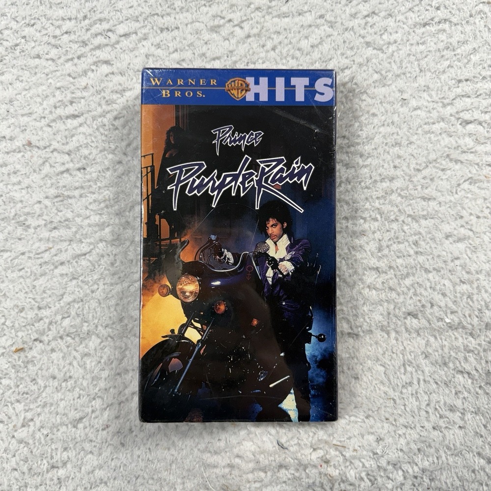 Prince Purple Rain (VHS, 1997) Sealed Warner Bros. Hits Vintage VHS Watermarked